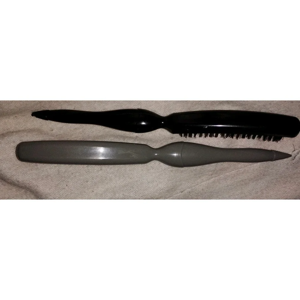 2 Goody Mosaic Edge Control Brushes Hair‎ Section Smoothing Tail Pick Narrow Amp